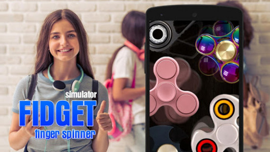 اسکرین شات بازی Fidget finger spinner sim 4