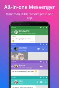 اسکرین شات برنامه Messenger for Messages Lite 1