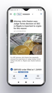 اسکرین شات 5 برنامه LiteFinance cTrader