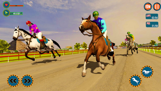 اسکرین شات 3 بازی Horse Riding:Horse Racing Game