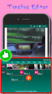 اسکرین شات برنامه Partial Blur Video Editor 3