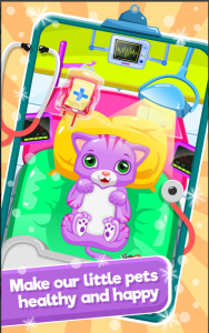 اسکرین شات بازی Little Cat Doctor Pet Vet Game 1