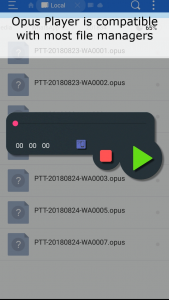 اسکرین شات برنامه Opus Player - WhatsApp Audio 4