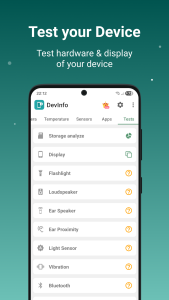 اسکرین شات 3 برنامه Device Info: View phone info