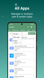 اسکرین شات 4 برنامه Device Info: View phone info