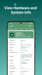 اسکرین شات 2 برنامه Device Info: View phone info