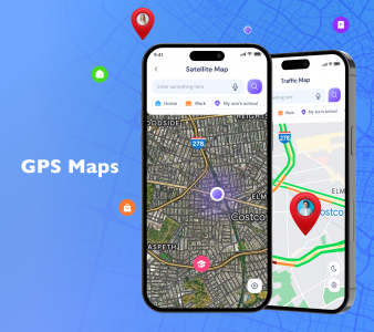 اسکرین شات 1 برنامه GPS Maps and GPS Directions