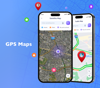 اسکرین شات برنامه GPS Maps and GPS Directions 1