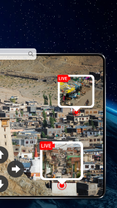 اسکرین شات برنامه Live Earth Map: Street View 3D 6