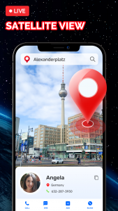اسکرین شات برنامه Live Earth Map: Street View 3D 7