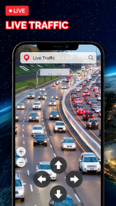 اسکرین شات برنامه Live Earth Map: Street View 3D 3