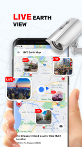 اسکرین شات برنامه Live Earth Map: Street View 3D 3
