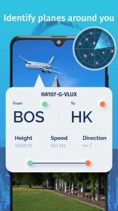 اسکرین شات برنامه Live Flight Tracker - Radar 3