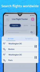 اسکرین شات برنامه Live Flight Tracker - Radar 8