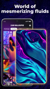 اسکرین شات 3 برنامه 4D Wallpaper: Fluid Simulation
