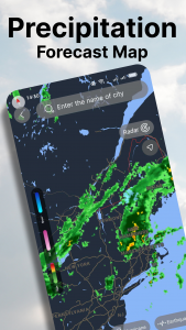 اسکرین شات برنامه WeatherPlus: Radar&Air Quality 4