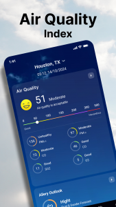 اسکرین شات برنامه WeatherPlus: Radar&Air Quality 6