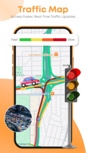 اسکرین شات 2 برنامه AI GPS Navigation & Maps