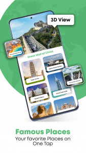 اسکرین شات 3 برنامه Live GPS Satellite - Earth Map