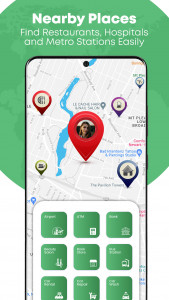 اسکرین شات 4 برنامه Live GPS Satellite - Earth Map