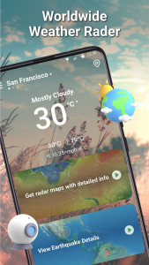 اسکرین شات برنامه Weather Tracker-Live forecast 4