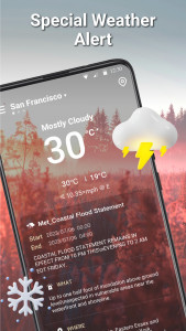 اسکرین شات برنامه Weather Tracker-Live forecast 3