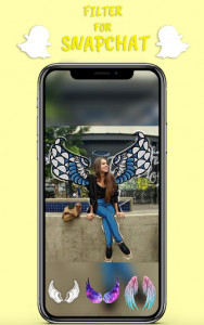 اسکرین شات برنامه Filter for Snapchat - Take Selfie Filter Camera 4