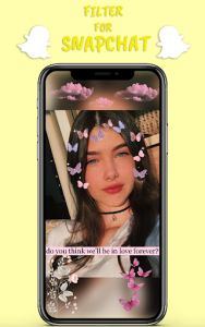 اسکرین شات برنامه Filter for Snapchat - Take Selfie Filter Camera 1