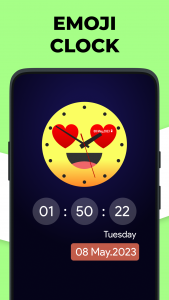 اسکرین شات برنامه Live Clock wallpaper app 5