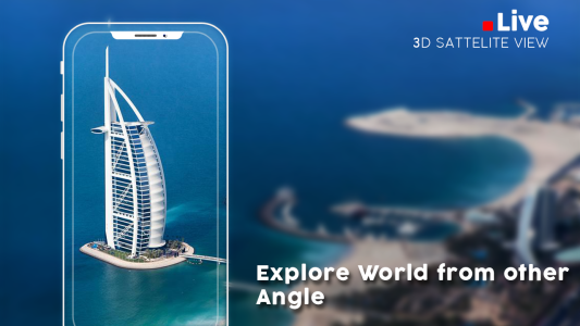 اسکرین شات 3 برنامه Live Earth Map, Satellite View