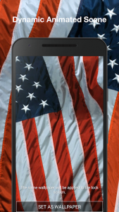 اسکرین شات برنامه 3D American Flag Live Wallpaper 2
