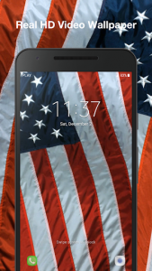 اسکرین شات برنامه 3D American Flag Live Wallpaper 3