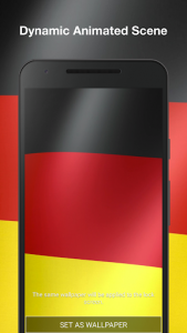 اسکرین شات برنامه Real Germany Flag Live Wallpaper 2