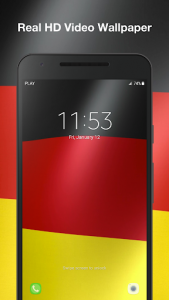 اسکرین شات برنامه Real Germany Flag Live Wallpaper 5