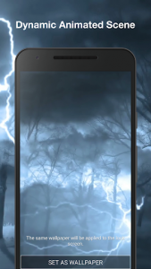 اسکرین شات برنامه Lightning Storm Live Wallpaper 2