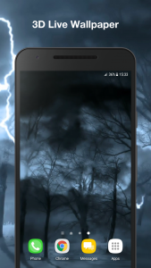 اسکرین شات برنامه Lightning Storm Live Wallpaper 1