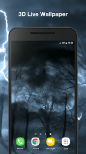 اسکرین شات برنامه Lightning Storm Live Wallpaper 4