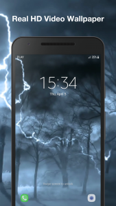 اسکرین شات برنامه Lightning Storm Live Wallpaper 3