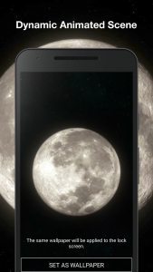 اسکرین شات برنامه Moon 3d Live Wallpaper 2