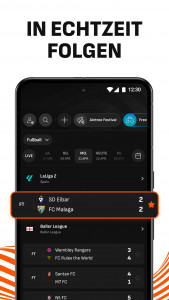 اسکرین شات 4 برنامه LiveScore Live-Sportergebnisse