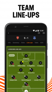 اسکرین شات برنامه LiveScore: Live Sports Scores 6