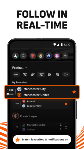 اسکرین شات 4 برنامه LiveScore: Live Sports Scores