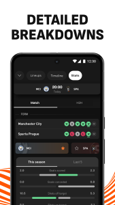 اسکرین شات 7 برنامه LiveScore: Live Sports Scores