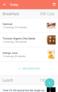 اسکرین شات برنامه MyPlate Calorie Tracker 4