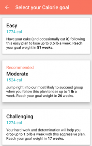 اسکرین شات برنامه MyPlate Calorie Tracker 3