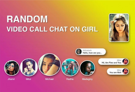 اسکرین شات برنامه Live video call only : girls random video chat 1