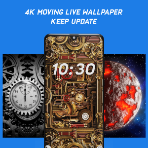 اسکرین شات برنامه Live Wallpapers 3d moving 6