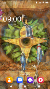 اسکرین شات برنامه Fish Live Wallpaper 3D Touch 3
