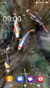 اسکرین شات برنامه Fish Live Wallpaper 3D Touch 4