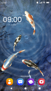اسکرین شات برنامه Fish Live Wallpaper 3D Touch 2